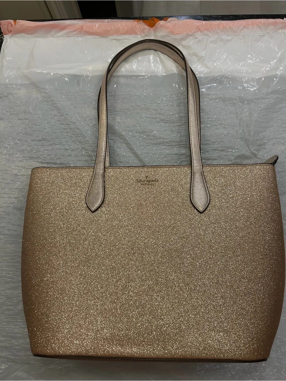 kate spade Metallic Rose Gold Tote